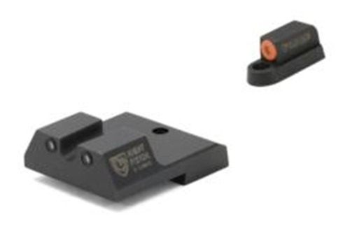Night Fision Tritium Sight Set for CZ USA P-07/P-09 - Orange Front Ring, U view 2