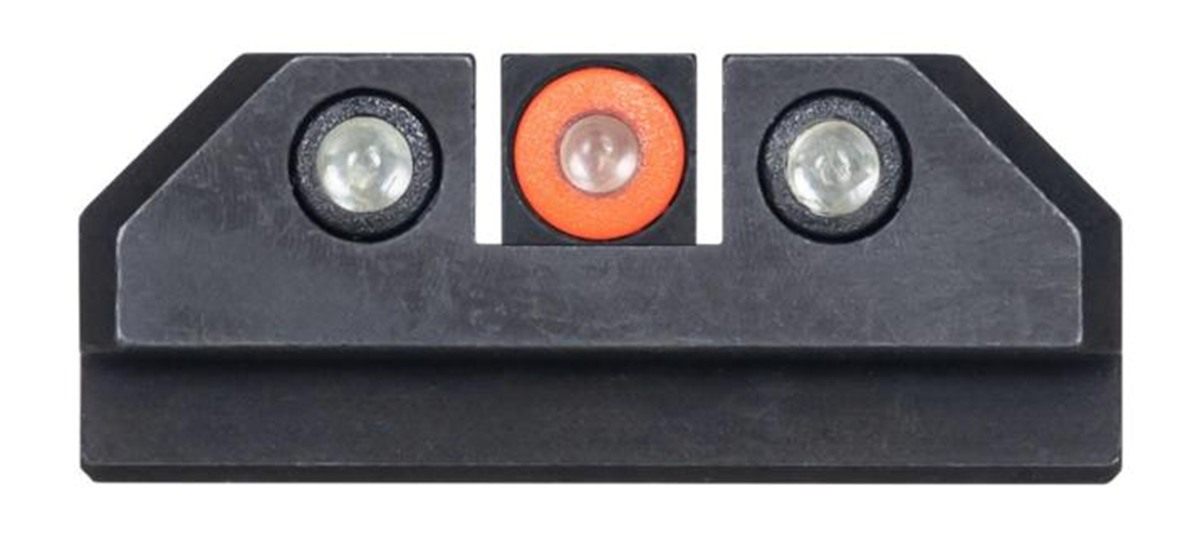 Night Fision Tritium Sight Set for CZ USA P-10 C/F - Orange Front Ring, Bla
