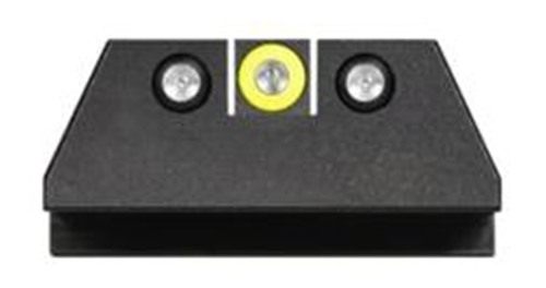 Night Fision HK VP9 P30 45C YEL Ring Sq Blk Rear view 2