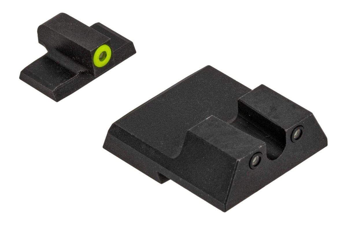 Night Fision HK VP9 P30 45C YEL Ring U Blk Rear