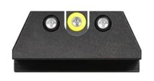 Night Fision HK VP9 P30 45C YEL Ring U Blk Rear view 2