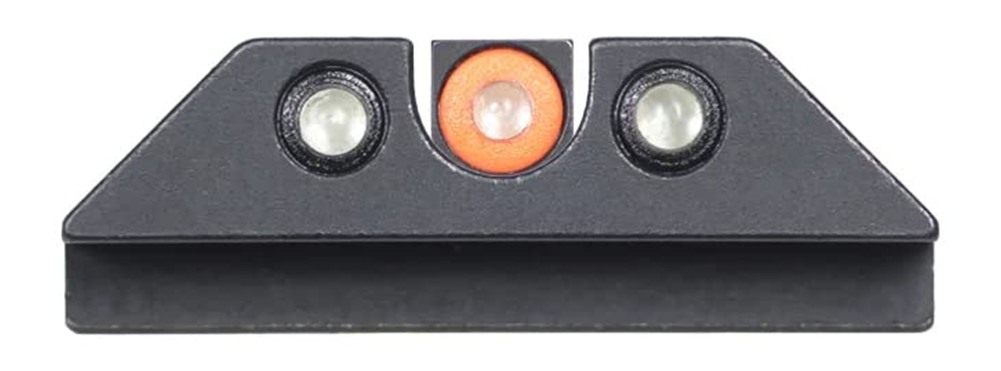 Night Fision Tritium Sight Set Compatible with Glock 48, Orange Front Ring view 2
