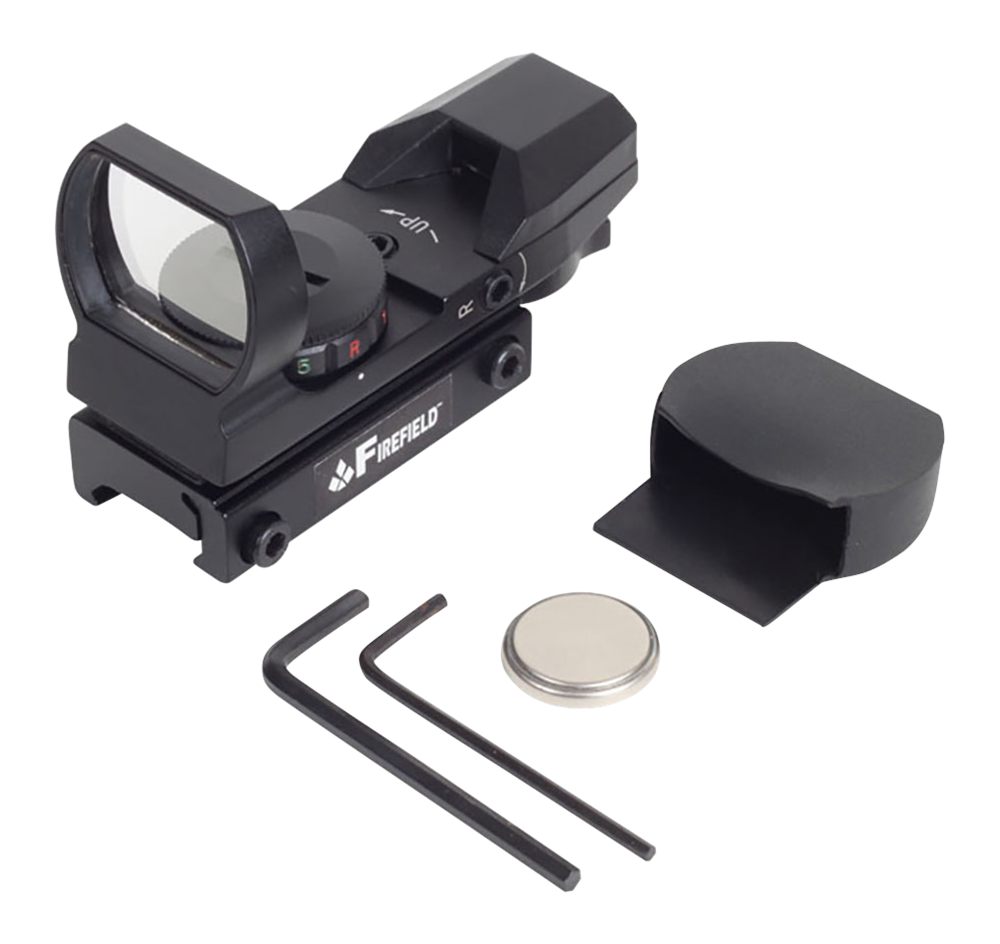 Firefield FF13004 Reflex Sight Matte Black 1x33mm Red/Green Multi Reticle