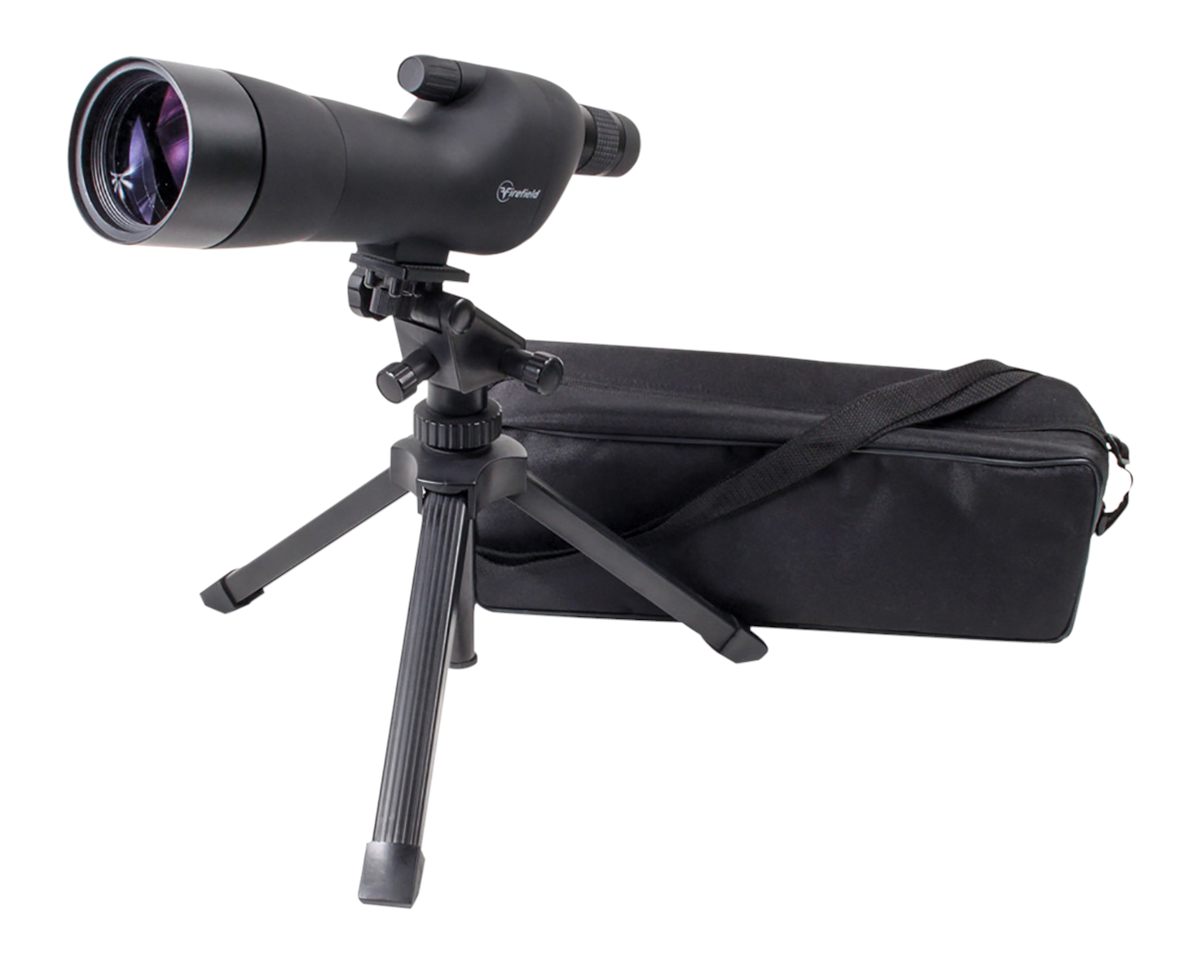 Sellmark Firefield FF11018K Spotting Scope Kit 20-60x 60mm Black Rubber Arm