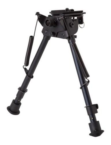 Sellmark Firefield FF34024 Compact Bipod 9-14in Black Aluminum Swivel Stud view 2