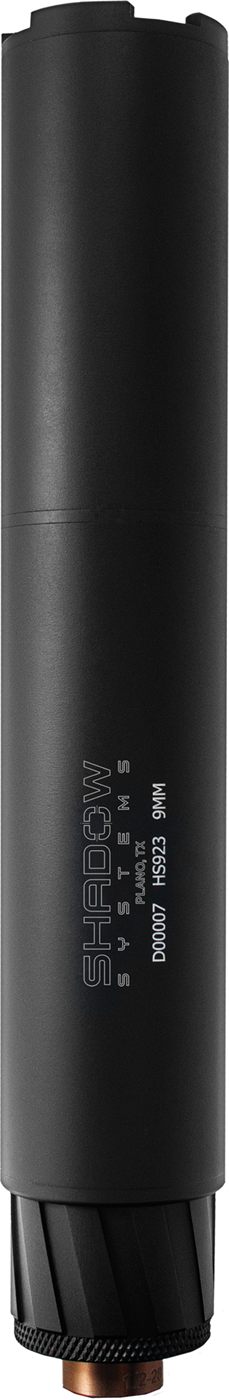 Shadow Systems HS923 Modular Direct Thread Suppressor Black 1/2 x28