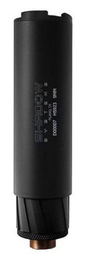Shadow Systems HS923 Modular Direct Thread Suppressor Black 1/2 x28 view 4
