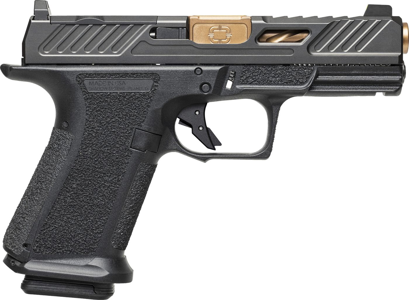 Shadow Systems SS1039CA MR920 Elite 9mm 10+1 Bronze Ticn Black Nitride Opti