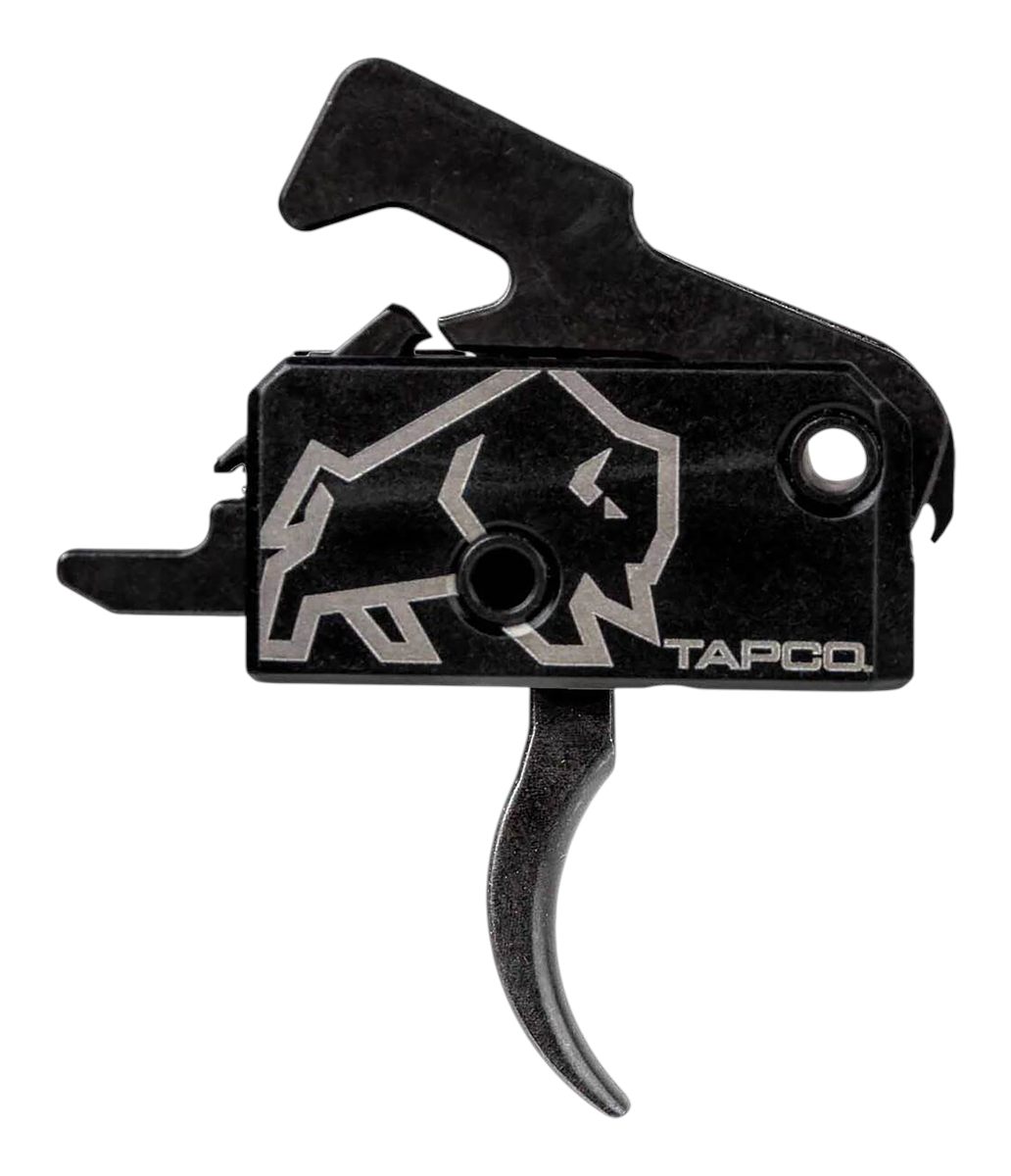 Tapco TAP22034 Rifle Trigger Black Curved Single-Stage Fits AR-15