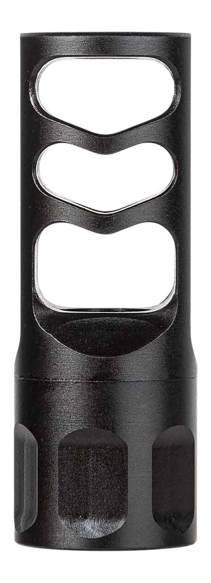 Tapco TAP22046 Self Timing Muzzle Brake Black Nitride Steel 5/8"x24 Threads 30 Cal