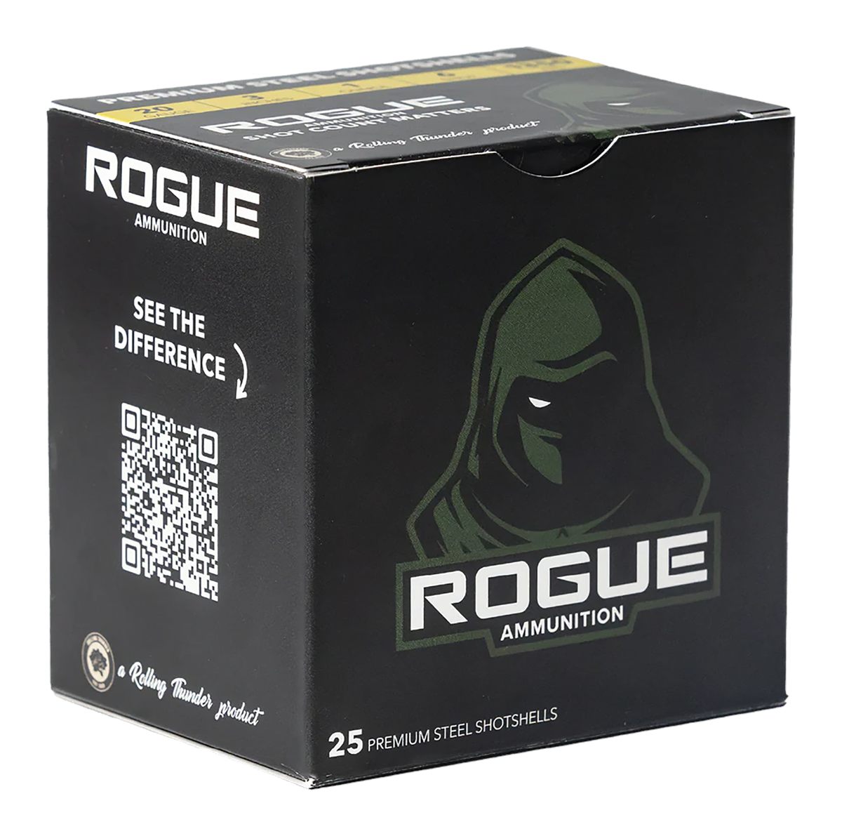 Rolling Thunder Game Call Rogue Ammunition RA-20-1-6S Gauge 3in 1oz 6 Shot