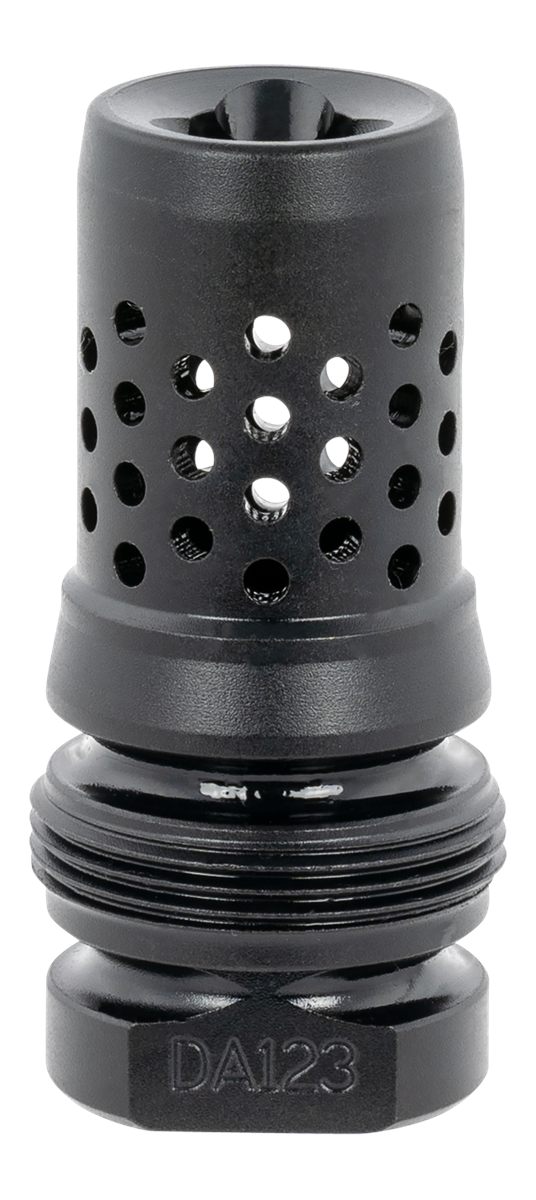 Dead Air Armament DA123 Xeno Muzzle Brake Black Nitride 4140 Steel with 1/2