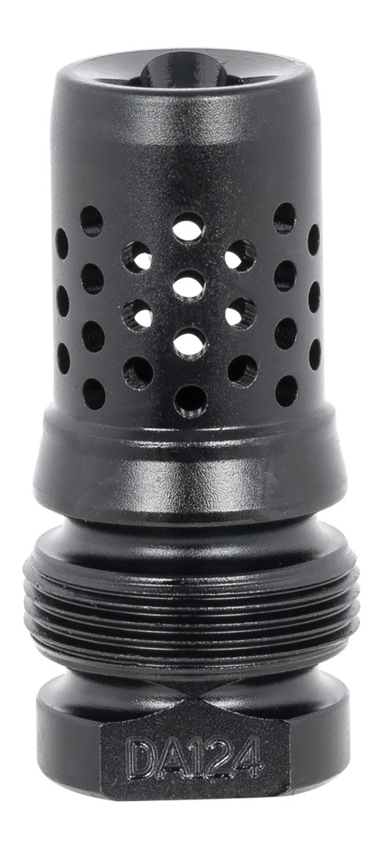 Dead AIR Silencers DA124 Xeno Muzzle Brake Black Nitride 4140 Steel with 5/