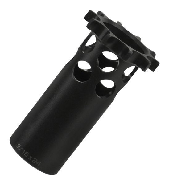 Dead Air Silencers DA403 P-Series Piston 9/16in-24 tpi Black