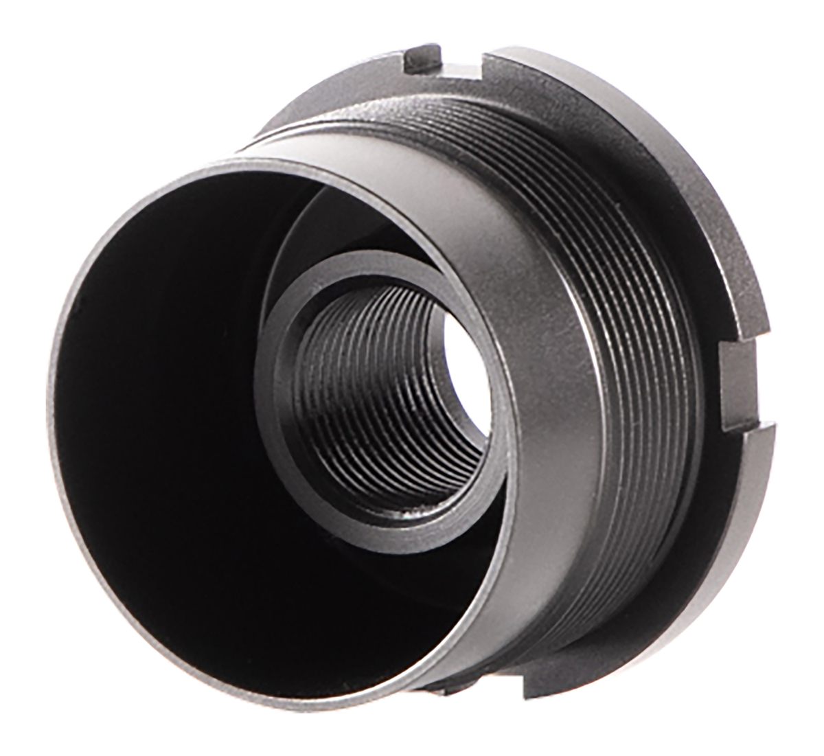 Dead AIR DA410 Ghost Fixed Mount Black Cerakote 1/2in-28 tpi