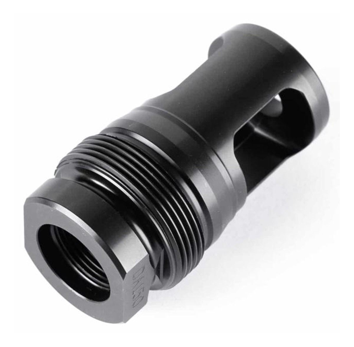 Dead Air Silencers DA152 Xemax Muzzle Brake Black 11/16in-24 Threads 45 Cal view 3