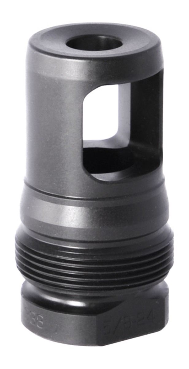 Dead Air Silencers DA152 Xemax Muzzle Brake Black 11/16in-24 Threads 45 Cal view 4