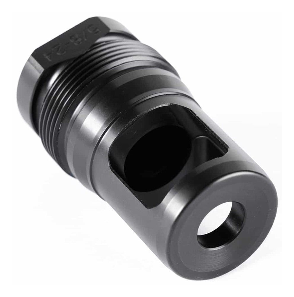 Dead Air DA154 XEMAX Muzzle Brake Black M18X1.5 Threads 338 Lapua Mag view 2