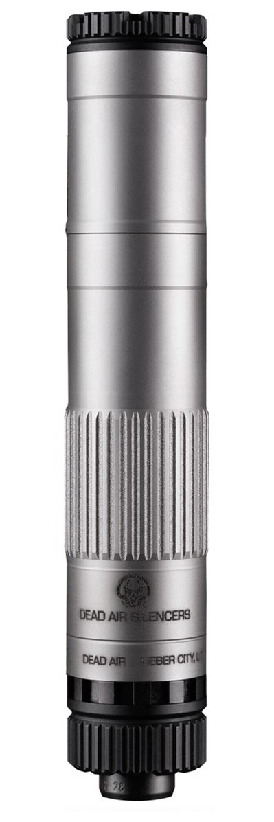 Dead Air Armament Mojave 9 Silver Modular 9MM Silncr GMS LOW Back Pressure
