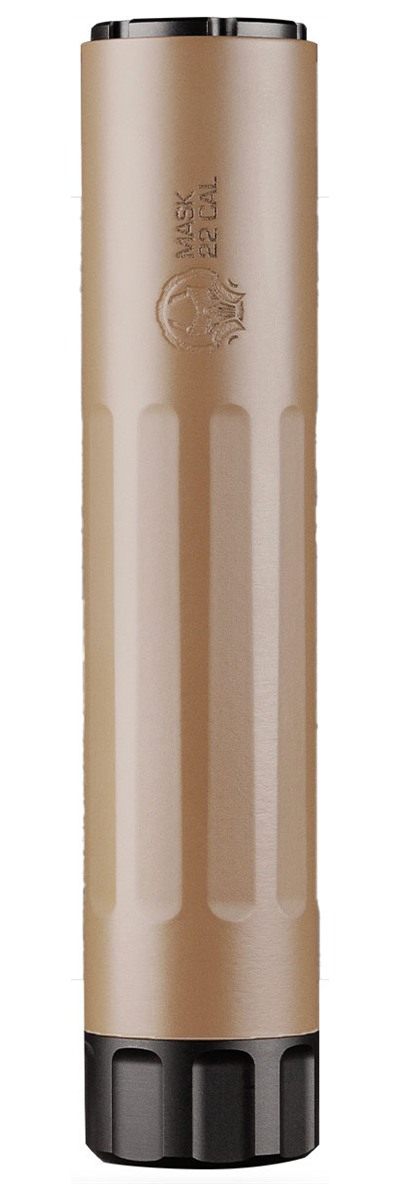 Dead Air Silencer Mask-HD .22LR Suppressor Stainless Steel/Titanium FDE