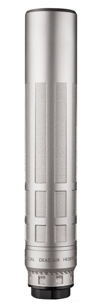 Dead Air Silencers Nomax 33 Cal - Silver w/Xemax Adapter 5/8-24 Muzzle Brak