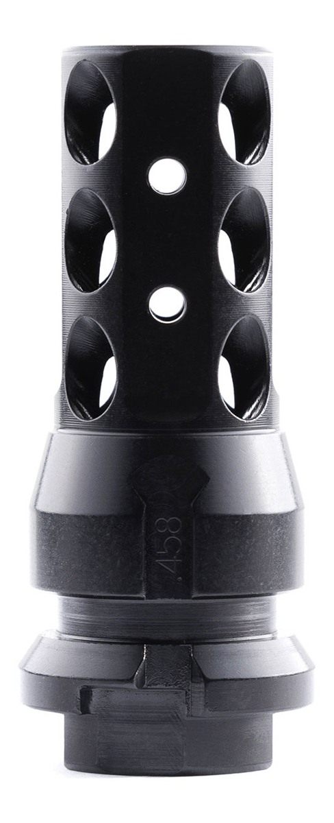 Dead Air Armament DA161 KeyMo Muzzle Brake 5/8in-24 Threads 45 Cal view 2