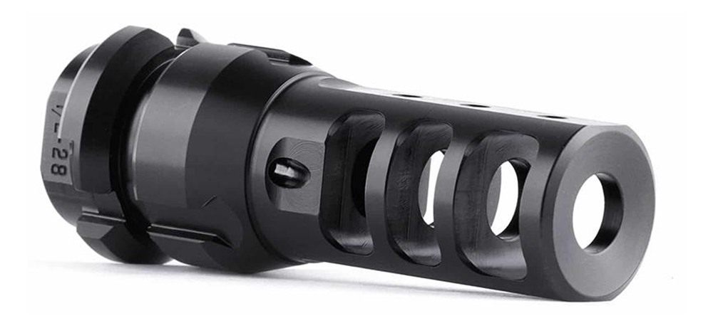 Dead Air Armament DA161 KeyMo Muzzle Brake 5/8in-24 Threads 45 Cal view 4