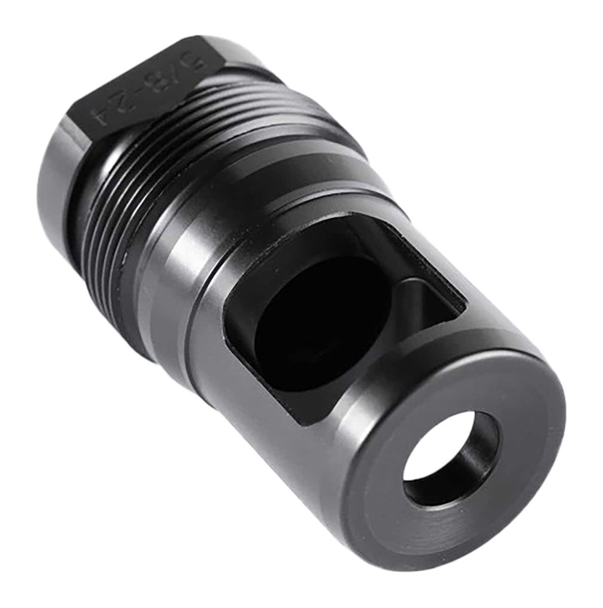 Dead AIR DA155 Xemax Muzzle Brake Black 3/4in-20 Threads 2.06in OAL 1.125in