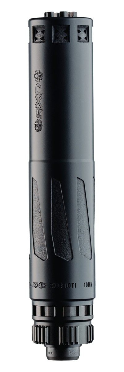 Dead Air Armament RXD910TI 9MM Suppressor Black Optimized, 10MM Capable GMS