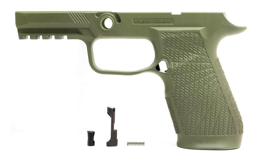 Wilson Combat Grip Module for Sig P320 Carry No Manual Safety Green