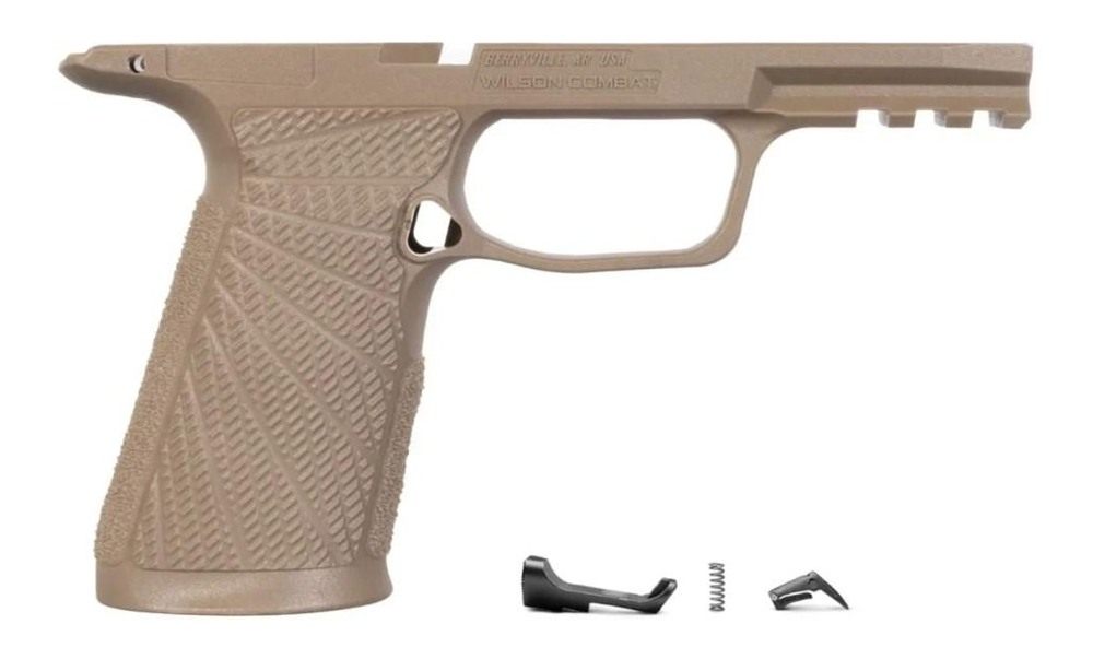 Wilson Combat Grip Module WCP365 XMacro No Manual Safety Tan view 2