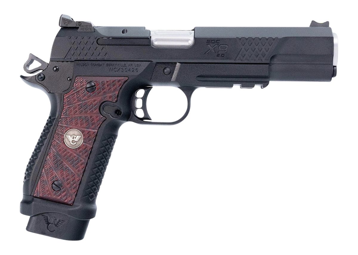 Wilson Combat EDC X9 2.0 9mm Luger 18+1 5in Barrel, Black Cherry G10 Grip
