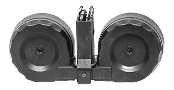 KCI USA AK 100rd Drum 223 Rem/5.56 Nato Fits Platform Black view 2