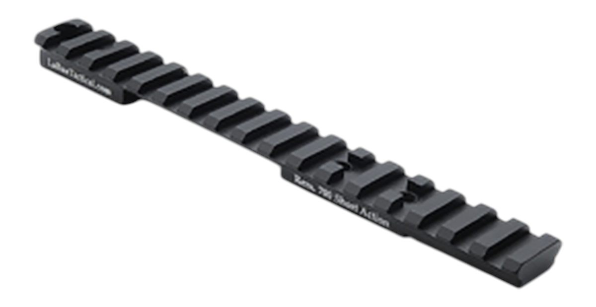 Larue Tactical LT113S0MOA Top Rail Black Fits Remington 700 Short Action 0