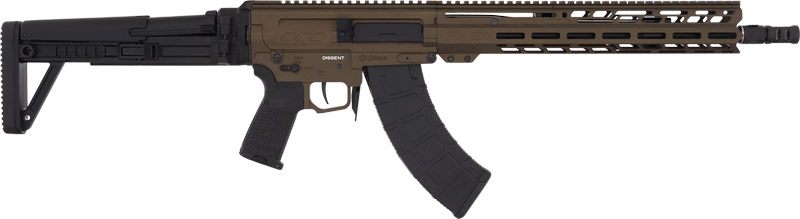 CMMG Rifle Dissent MK47 7.62x 39 14.3in 30RD Folding STK Brnz view 3