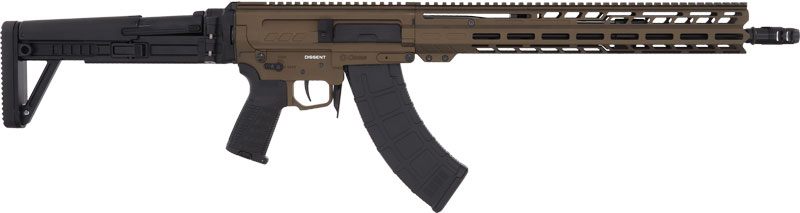 CMMG RIFLE DISSENT MK47 7.62x 39 16.1" 30RD FOLDING STK BRNZ view 2