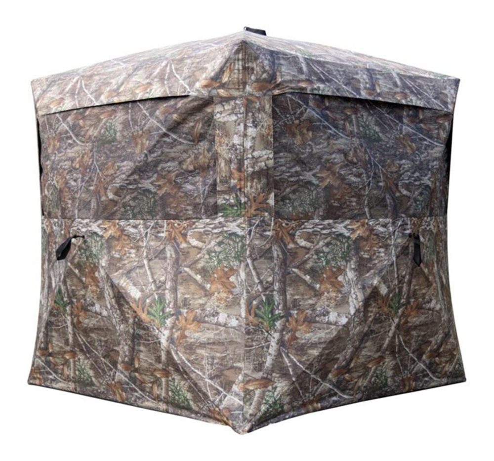 Rhino Blinds Ground RB140 3-MAN 58inX58in Floor 150D RT Edge view 2