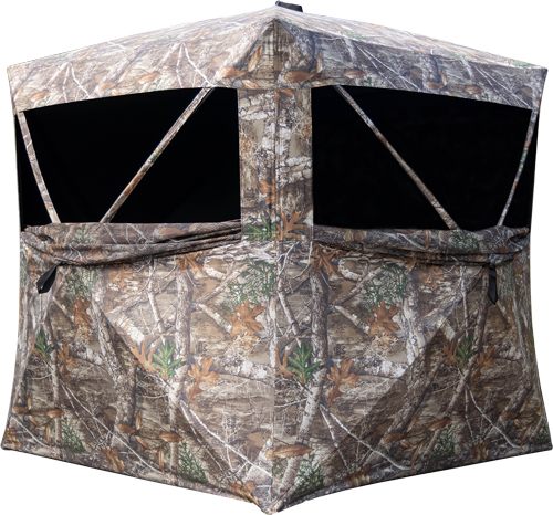 Rhino Blinds Ground RB140 3-MAN 58inX58in Floor 150D RT Edge view 4