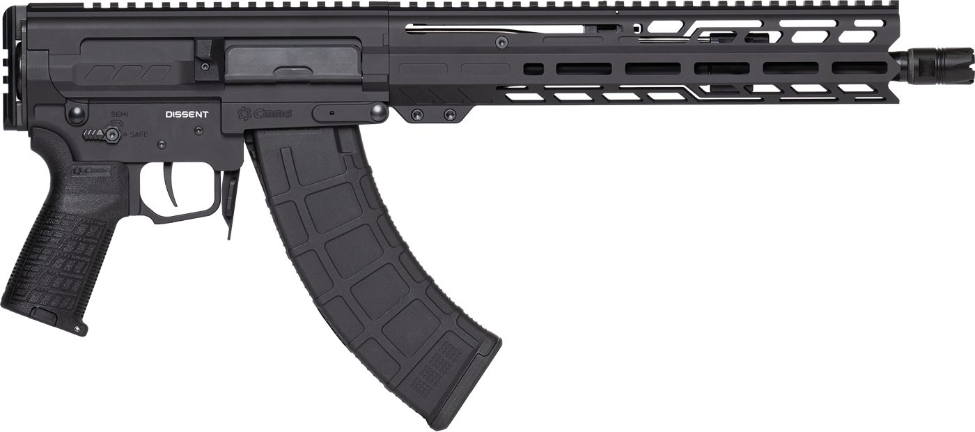 CMMG 86A8E0BAB Dissent MK47 7.62x39mm 30+1 12.50in Black Nitride Threaded B