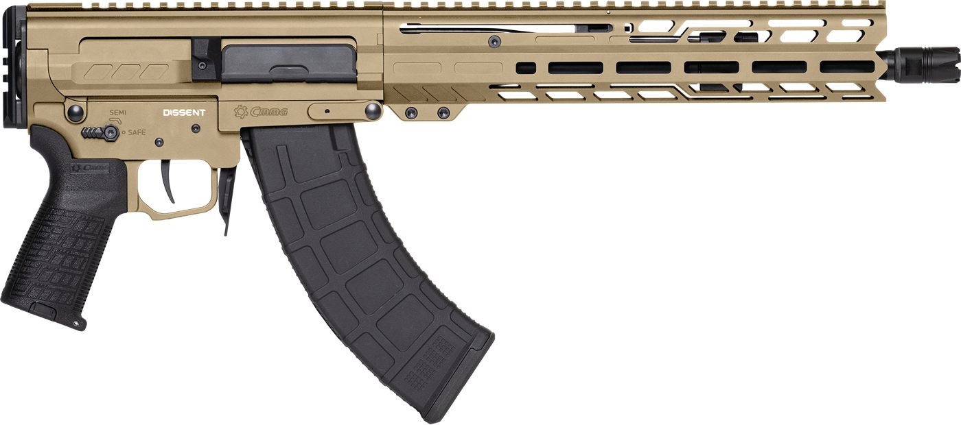 CMMG 86A8E0BCT Dissent MK47 7.62x39mm 30+1 12.50in Black Nitride Threaded B