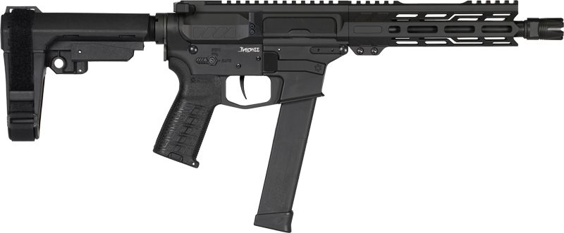 CMMG 10A570FAB Banshee MK10 10mm Auto 30+1 8in Black Nitride Medium Taper T view 3