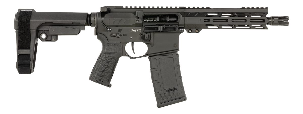 CMMG 30AF20AAB Banshee MK4 300 Blackout 30+1 8in Nitride Medium Taper Threa