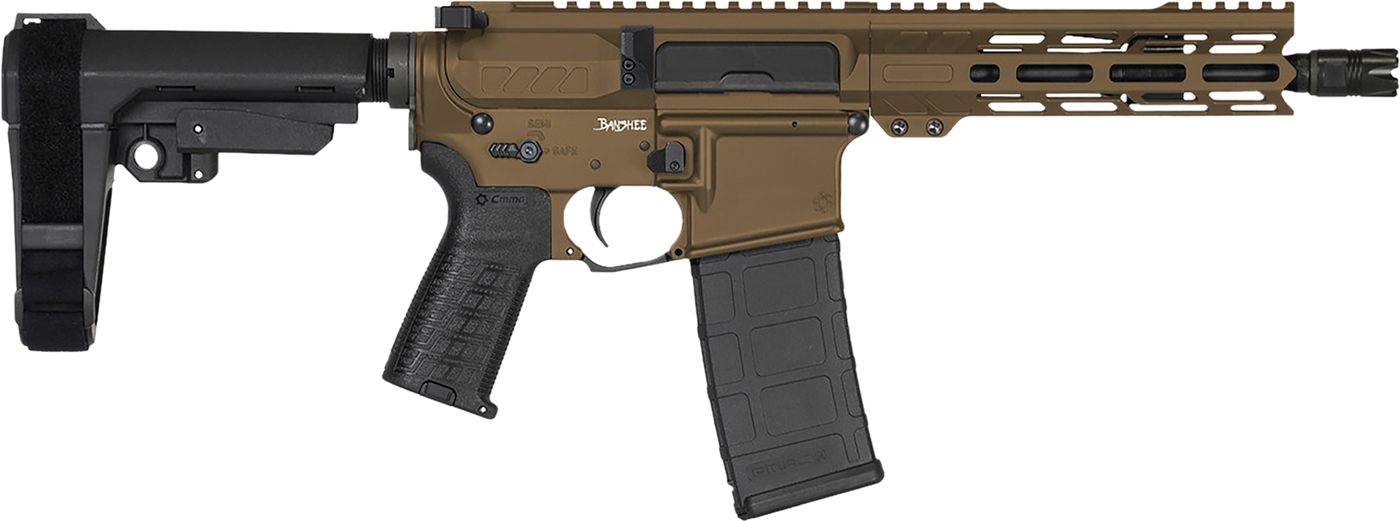 CMMG 30AF20AMB Banshee MK4 300 Blackout 30+1 8in Nitride Medium Taper Threa