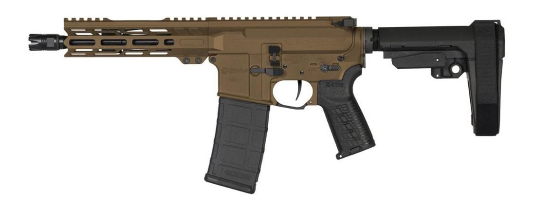 CMMG 30AF20AMB Banshee MK4 300 Blackout 30+1 8in Nitride Medium Taper Threa view 3