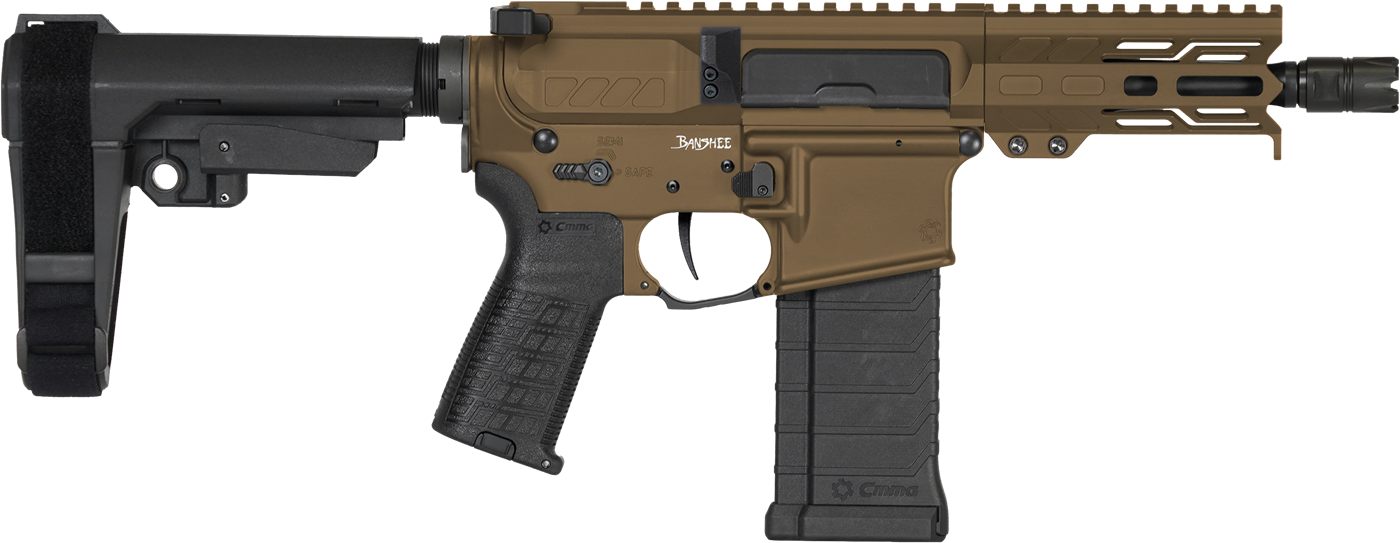 CMMG 54A3B0FMB Banshee MK4 5.7x28mm 40+1 5in Black Nitride Medium Taper Thr