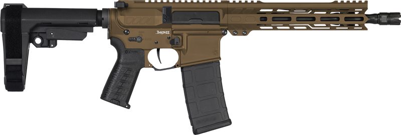CMMG PISTOL BANSHEE MK4 5.56MM 10.5" 30RD W/RIP BRACE BRONZE