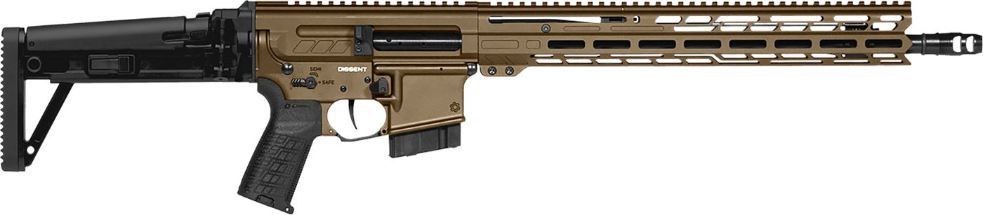 CMMG 28A490FMB Dissent MK4 22 ARC 10+1 16.10in Midnight Bronze Cerakote Pic