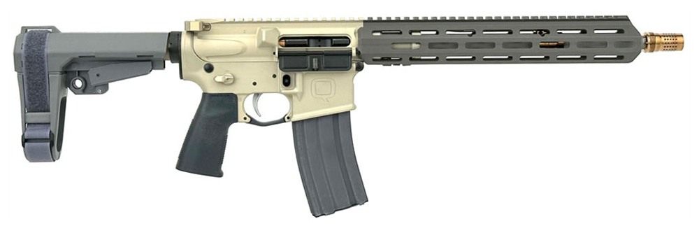 Q Sugar Weasel Pistol w/SBA3 Brace 5.56mm 30rd Magazine 13in Barrel view 3