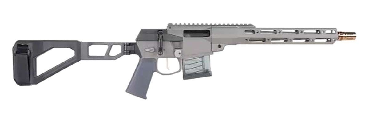 Q MINIFIX55612INPISTOL Fix 5.56 Nato 12in Gray Tapered Threaded Barrel, M-L
