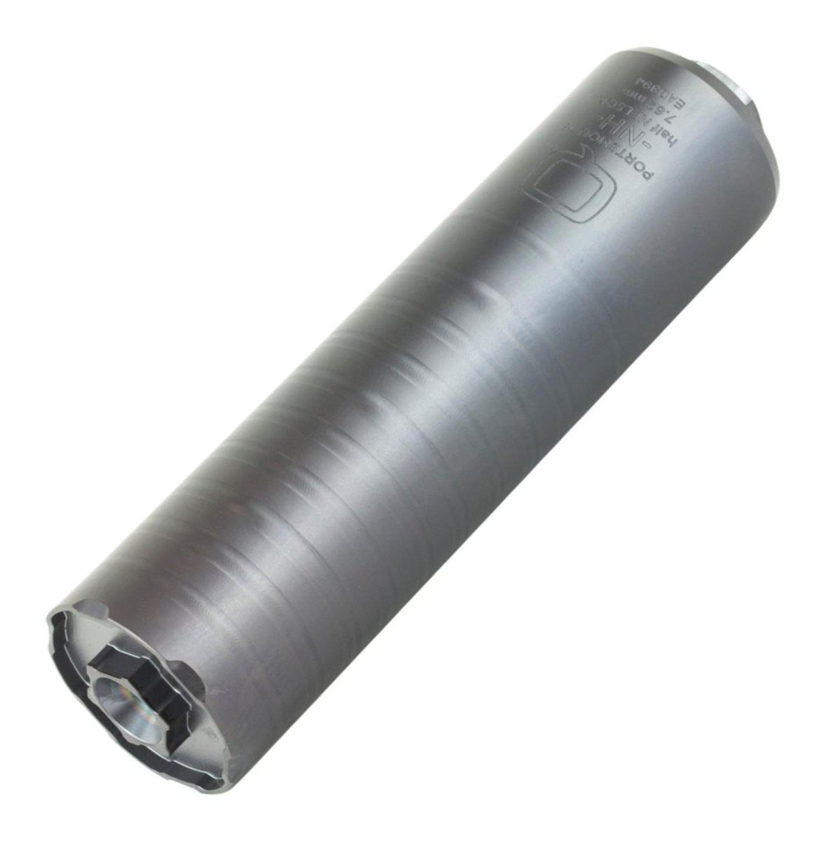 Q Limited Release Half Nelson Blasted Titanium Direct Thread Suppressor 7.6